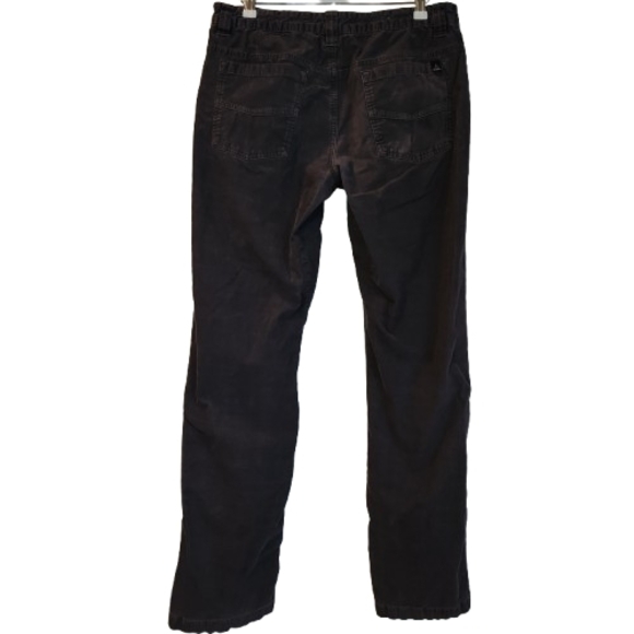 Prana Men's Gray Corduroy Classic Five Pocket Style Pants Size 32X32 Straight - Picture 2 of 11